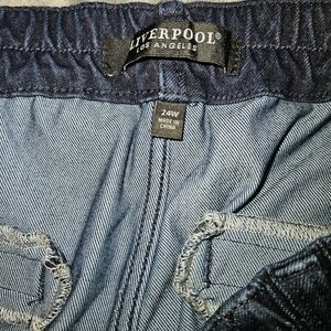 Liverpool Jeans Company Blue Ankle & Cropped Jeans
